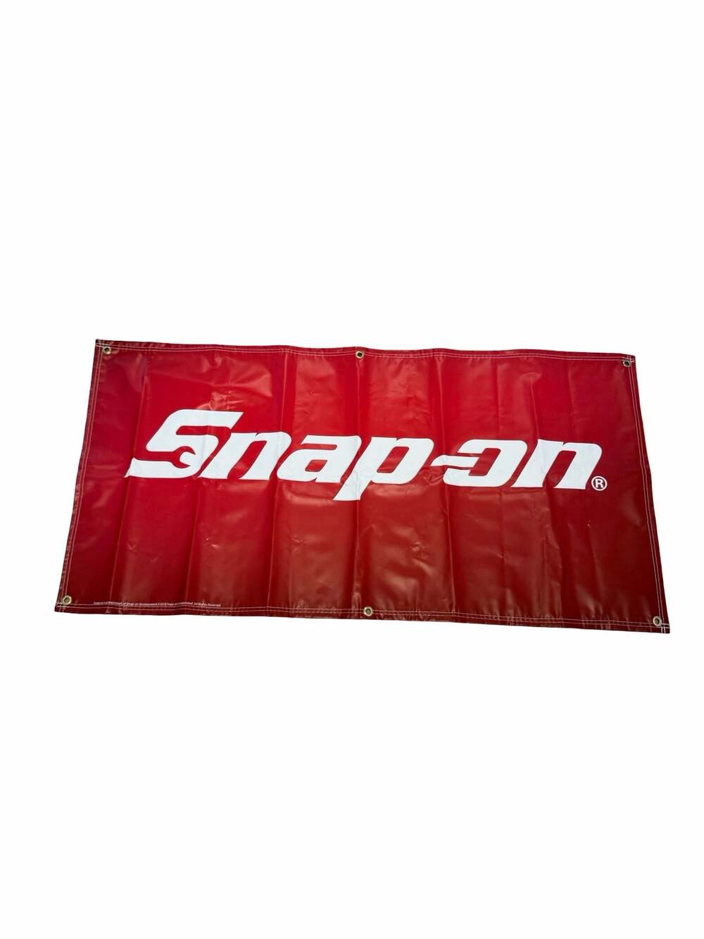 Snap-on Tools Red Vinyl Shop Banner 46in x 23in